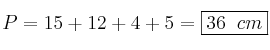 P=15+12+4+5=\fbox{36 \: cm}