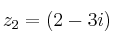 z_2=(2-3i)