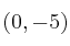 (0,-5)