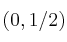 (0,1/2)