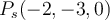 P_s(-2,-3,0)