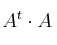 A^t \cdot A