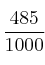 \frac{485}{1000}