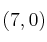 (7,0)