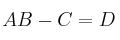 AB-C=D