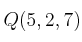 Q(5,2,7)