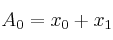 A_0=x_0+x_1