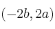(-2b,2a)