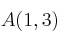 A(1,3)