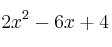 2x^2-6x+4