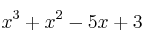 x^3+x^2-5x+3