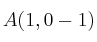 A(1,0-1)