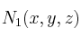 N_1(x,y,z)