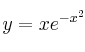 y = x e^{-x^2}