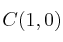 C(1,0)