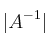 |A^{-1}|
