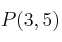 P(3,5)