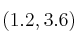 (1.2,3.6)