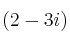 (2-3i)