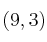 (9,3)