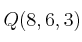 Q(8,6,3)
