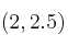 (2,2.5)