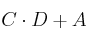 C \cdot D+A