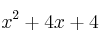 x^2+4x+4