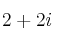 2+2i