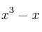 x^3-x