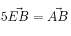 5 \codt \vec{EB} = \vec{AB}