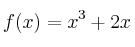 f(x)=x^3+2x
