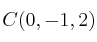 C(0,-1,2)