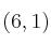(6, 1)