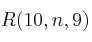 R(10,n,9)