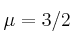 \mu=3/2